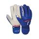 Reusch Unisex Torwarthandschuhe praktischem Fingerschutz deep Blue/White, 6.5 Attrakt Grip Finger Support Junior