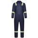 Yukirtiq Men's Work Overalls Boilersuit Multi Pockets Mechanics Boiler Suit Warehouse Garages Students Workerwear Suit Polycotton Overall with Reflective Tape