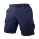 Muscle Alive Men Vintage Cargo Shorts Relaxed Fit Sports Camping Hiking Camouflage Shorts Cotton 8137 Dark Blue XL