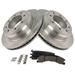 2012-2019 Nissan NV1500 Rear Brake Pad and Rotor Kit - TRQ