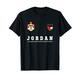 Jordan T-Shirt Sport/Fußball Trikot Tee Flagge Fußball Amman T-Shirt