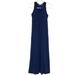 Athleta Dresses | Athleta Navy Maxi Dress With Pockets And Shelf Bra | Color: Blue | Size: S
