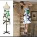 Anthropologie Dresses | Anthropologie Floral Cottonstretch Strapless Dress | Color: Black/Cream | Size: 2