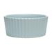 Cloud Ripple Ceramic Matte Dog Bowl, 8 Cup, Large, Blue