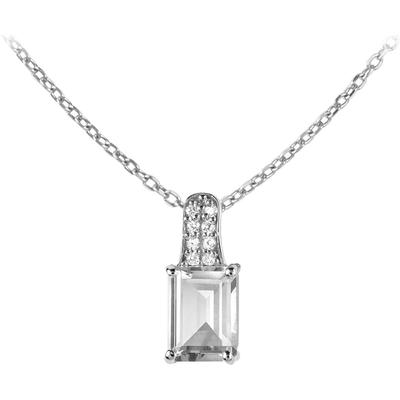Jacques Lemans Kette 925er Silber weiß Damen Image