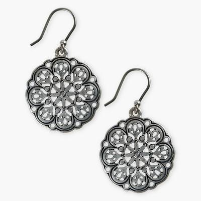 Lucky Brand Openwork Drop Earring - Women's Ladies Accessories Jewelry Earrings in Silver