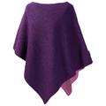 Mufflon - Women's Extra - Poncho Gr One Size lila