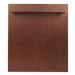 24 in. Top Control Dishwasher in Hand-Hammered Copper with Stainless Steel Tub and Modern Style Handle - ZLINE Kitchen and Bath DW-HH-24