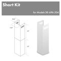 ZLINE 2-12 in. Short Chimney Pieces for 7 ft. to 8 ft. Ceilings (SK-696-304) - ZLINE Kitchen and Bath SK-696-304