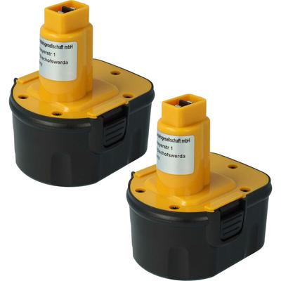 vhbw 2x Akku Ersatz für Black & Decker A9252, A9252 England SL1 3YD, A9266, A9275 für Image