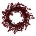 Vickerman 679333 - 24" Red Outdoor Berry Wreath (EH210122) Berry Christmas Wreath