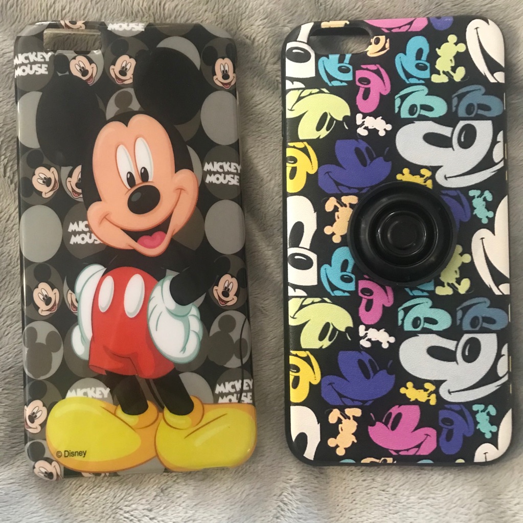 Disney Accessories | Disney Apple Iphone 6 Plus Phone Case Bundle Mouse | Color: Black/Red | Size: Iphone 6 Plus