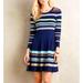Anthropologie Dresses | Anthropologie “Moth” Dress. Size Small. | Color: Blue/Yellow | Size: S