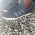 Adidas Shoes | Adidas Neo Label Gray & Yellow Canvas Sneaker | Color: Gray/Yellow | Size: 10