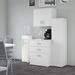 Bush Business Furniture Universal Storage 44.02 Wide 3 Piece Modular Storage Set w/ Floor & Wall Cabinets in White | Wayfair UNS005WH