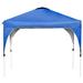 Costway 9 Ft. W x 10 Ft. D Pop-up Canopy Plastic/Iron/Metal/Soft-top in Blue, Size 120.0 H x 108.5 W x 120.0 D in | Wayfair NP10053BL