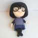 Disney Toys | Disney Parks Pixar Edna Mode Plush Doll The Incred | Color: Black/Blue | Size: Osbb