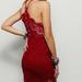 Free People Dresses | Free People Red Lace Button Back Dress | Color: Red | Size: L