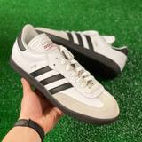Adidas Shoes | Adidas Samba Classic Mens Indoor Soccer Shoes Black Gum White 772109 New Multi | Color: Black/White | Size: Various