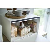 Tosca Yamazaki Home Bread Box Metal in Brown/White | 9.4 H x 16.9 W x 14.4 D in | Wayfair 4376