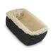 Snoozer Pet Products Lookout Console Pet Carrier, Microsuede in Black | 19 H x 22 W x 17 D in | Wayfair 89100