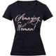 Segura Amanda Ladies T-Shirt, blue, Size L for Women