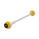 LSL Axle Balls Classic, various KTM, yellow, front axle