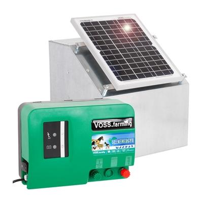 VOSS.farming Set: 12W Solarsystem + 12V Weidezaungerät GreenEnergy + Box Image