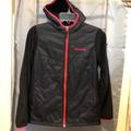 Columbia Jackets & Coats | Columbia Hoodie Black Fleece Nylon Girls 14-16 | Color: Black/Pink | Size: 14-16