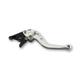 LSL Clutch lever Classic L07, argent/anthracite, court, noir-gris