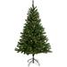 6' Pre-Lit Medium Balsam Pine Artificial Christmas Tree, Clear Lights - 6 Foot