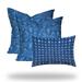 OLIANA Collection Indoor/Outdoor Lumbar Pillow Set, Envelope Covers w/Inserts - 20 x 20