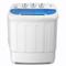 13.4 lbs Semi-automatic Compact Twin Tub Washing Machine with Built-in Drain Pump
