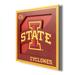 Iowa State Cyclones 12'' x 3D Logo Wall Art