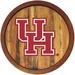 Houston Cougars 21'' x Color Logo Faux Barrel Top Sign