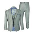 Reegan Designer Cavani Boys Slim Fit Wedding Suits 3 Piece in Light Grey Age 15 Years