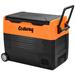 Costway 58 Qt. Portable Dual Zone Cooler in Orange/Black | 20 H x 25 W x 13.5 D in | Wayfair Ax10001US-OR