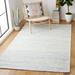 Blue/White 60 x 0.2 in Indoor Area Rug - Beachcrest Home™ Aon Handwoven Wool Blue/Ivory Area Rug Wool | 60 W x 0.2 D in | Wayfair