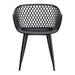 PIAZZA OUTDOOR CHAIR BLACK-M2 - Moe's Home Collection QX-1001-02