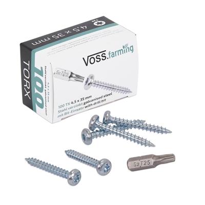 100x VOSS.farming Schraube, verzinkt, 4,5 x 35mm Image