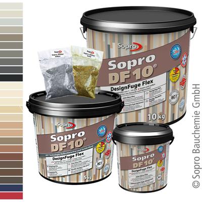 Sopro - df 10 Fliesen 5 kg Design Fuge Fugenmasse Fugenmörtel 1-10mm caramel-38 Image
