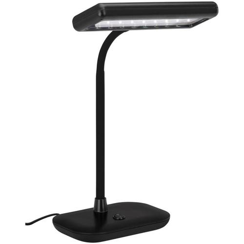 Briloner - led Tischleuchte Bürolampe 7,5W Leuchtenhals dreh-&schwenkbar schwarz