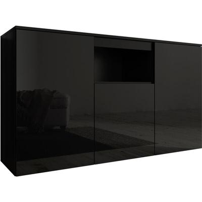 Sideboard Modern Küchenschrank Kommode Wohnzimmerschrank 3 Türen Aufbewarungsschrank Buffet Image