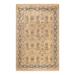 Overton Hand Knotted Wool Vintage Inspired Traditional Mogul Beige Area Rug - 6' 2" x 9' 2"