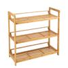 Organize It All Bamboo Double Wide 3 Tier Shelf - 27.75x12x27.75