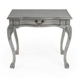 Lark Manor™ Yuliya Desk Wood in Gray | 30.25 H x 35 W x 20 D in | Wayfair 415C2AB293E04104A53DA7B8285FFC5C