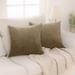 Deconovo Corduroy Throw Pillow Covers 2 PCS(Cover Only)