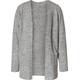 NAME IT Mädchen Nkfvicti Ls Knit Card Noos Strickjacke, Grey Melange, 116 EU