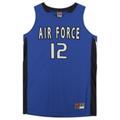 Air Force Falcons Nike Team-Issued #12 Royal & Black Jersey from the Basketball Program - Size L