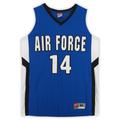 Air Force Falcons Nike Team-Issued #14 Royal White & Black Jersey from the Basketball Program - Size M